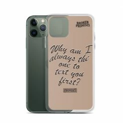 Broken Promises Co Text First IPhone Case Phone Cases