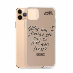 Broken Promises Co Text First IPhone Case Phone Cases