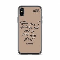 Broken Promises Co Text First IPhone Case Phone Cases