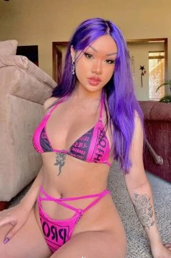 BROKEN PROMISES Switchblade Bikini Bottom Swim