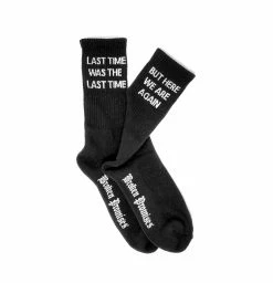 BROKEN PROMISES Accessories The Last Time Sock - Black