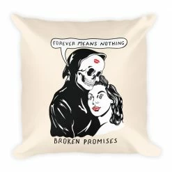 Broken Promises Company Last Kiss Pillow