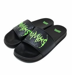 BROKEN PROMISES Accessories Graveyard Slides Blk/Green