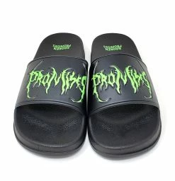 BROKEN PROMISES Accessories Graveyard Slides Blk/Green