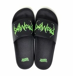 BROKEN PROMISES Accessories Graveyard Slides Blk/Green