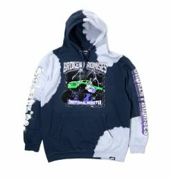 CASH Tie Dye Hoodies Stunt Devil Bleached Dye Hoodie