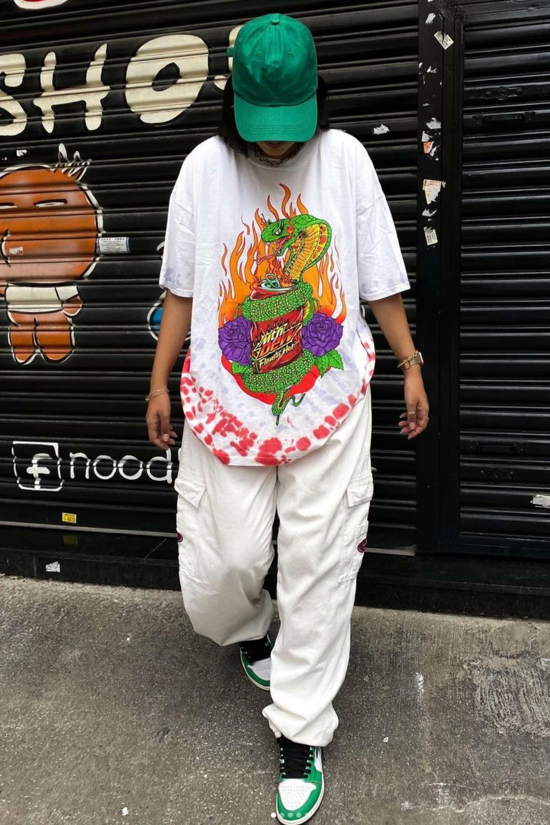 CASH BPxMTN DEW Down In Flames V-Dye Tee Shirts 3 CASH BPxMTN DEW Down In Flames V-Dye Tee Shirts